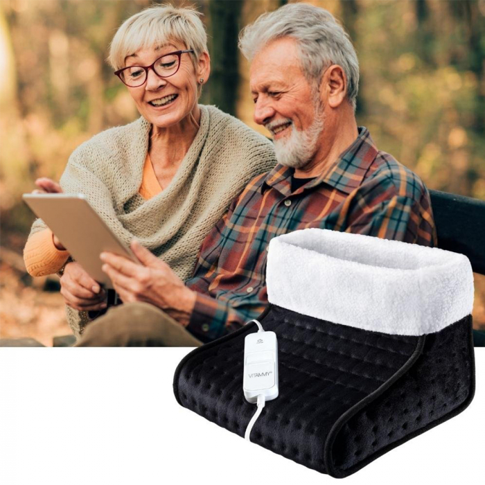 Incalzitor electric pentru picioare Vitammy Huggy boot, 30 x 30 x 24 cm, 3 trepte de incalzire, termostat cu senzor, strat interior detasabil si lavabil [5]