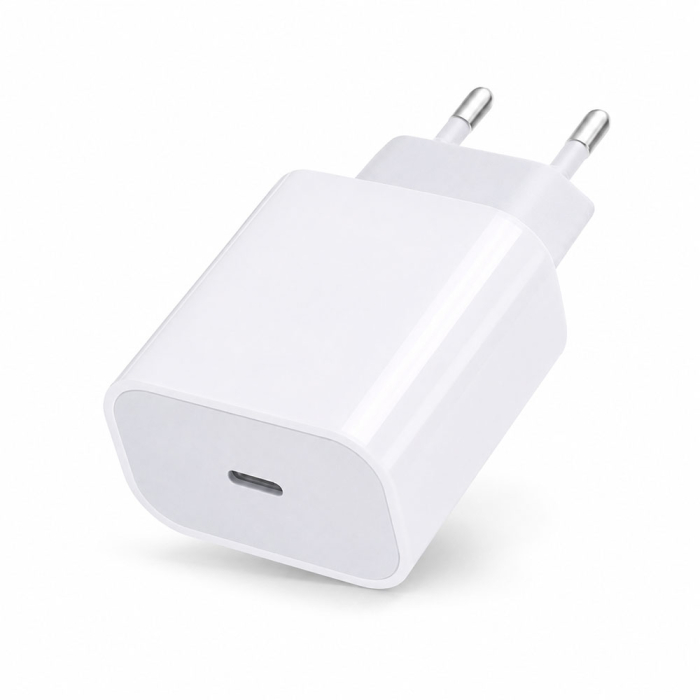 Incarcator inteligent retea PD, iesire Type-C, 20W, incarcare rapida si sigura, ajustare automata a intensitatii curentului, Alb [1]