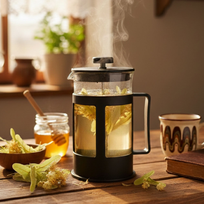 Infuzor ceai si cafea Irit FR-06-014, sticla borosilicata termorezistenta, sita dubla, 0.6 L, 9 x 16.8 cm [11]