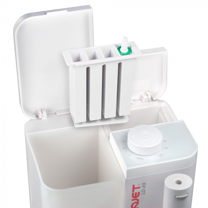 Irigator bucal Little Doctor Aquajet LD-A9, profesional, 400–1800 impulsuri/minut, 4 duze incluse, maner ergonomic Soft-Touch [5]