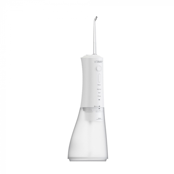 Irigator oral/ dus bucal Vitammy Aquarius, 3 moduri de functionare, varf rotativ la 360 de grade, 4 duze, capacitate rezervor 320 ml, Alb [4]