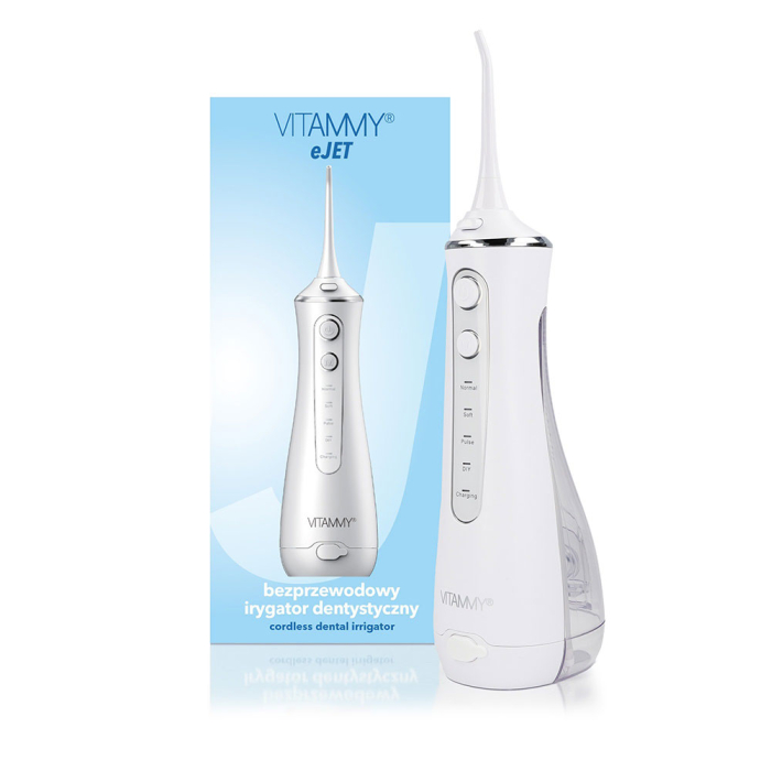 Irigator oral/ dus bucal Vitammy eJET, 4 moduri de functionare, 5 duze interschimbabile, reincarcare prin USB, functia GentleStart si SmartTimer, rezervor 200 ml [2]