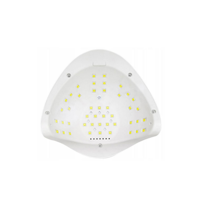 Lampa UV LED unghii X5 Max, 25W, display digital, sistem anti-reflexie, 4 timere, pentru geluri si oja semipermanenta, Alb [8]