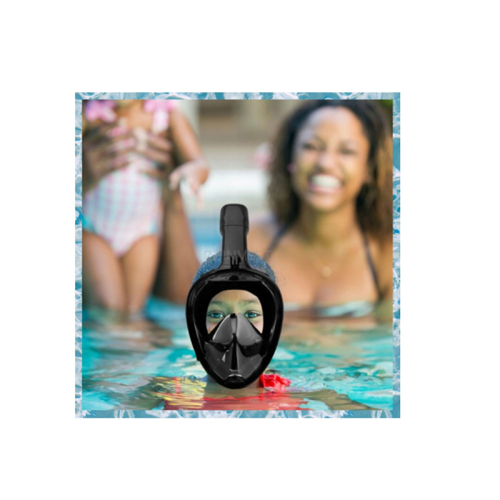 Set snorkeling, masca full face, tub de respiratie, sac de depozitare, dopuri pentru urechi, garnitura suplimentara, suport pentru camera GoPro, pliabila [7]