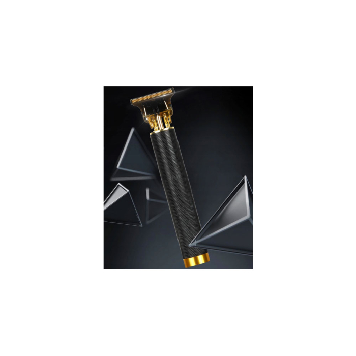 Masina de tuns profesionala T9, pentru barba, par si corp, trimmer barba si contur, otel inoxidabil, lame precise tip T-blade, cap ceramic, 4 capete atasabile, incarcare USB, rezistenta la apa [4]