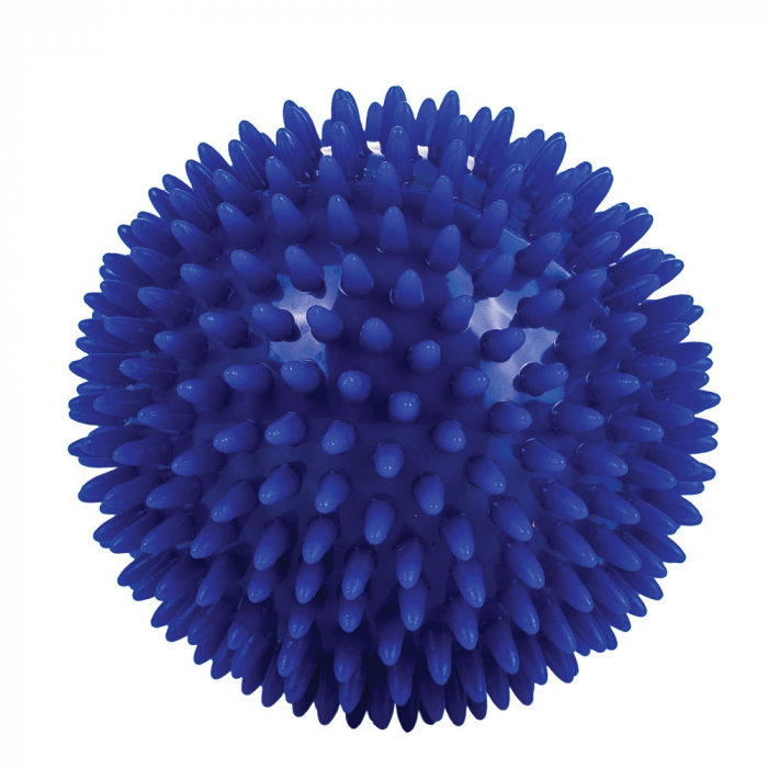 Minge Sanity Safe & Helpful, 2 in 1, pentru reabilitare si masaj, 10 cm, tip arici, Bleumarin [2]