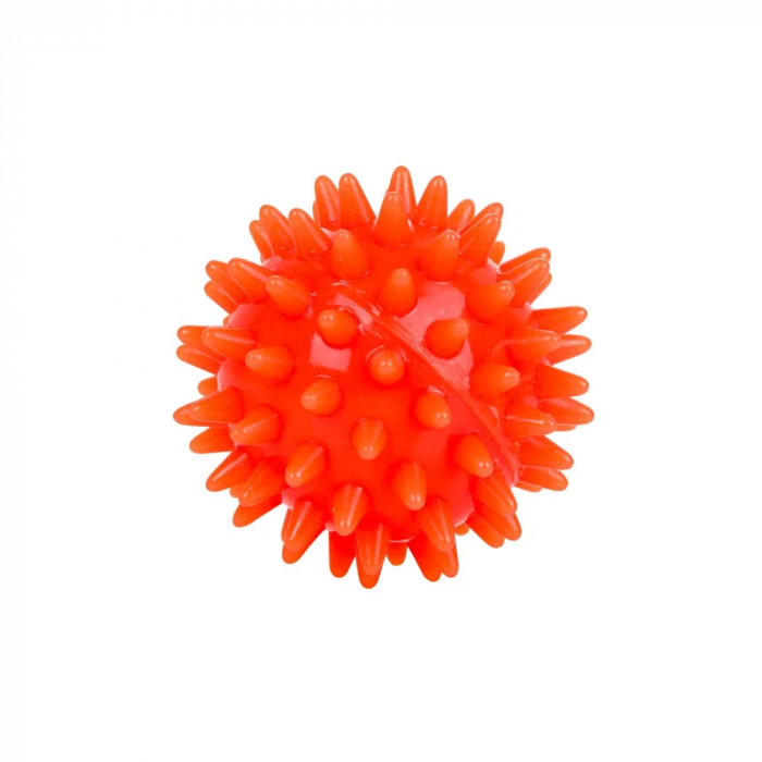 Minge Sanity Safe & Helpful, 2 in 1, pentru reabilitare si masaj, 5.5 cm, tip arici, Portocaliu [2]