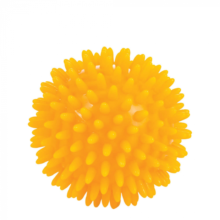 Minge Sanity Safe & Helpful, 2 in 1, pentru reabilitare si masaj, 8 cm, tip arici, Galben [2]