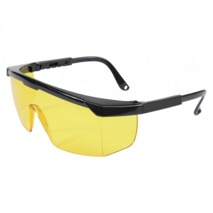 Ochelari de protectie Cedrus, design ergonomic, lentile din policarbonat rezistent la impact, acoperire anti-zgarieturi, suprafata anti-aburire, Galben, SG2612 [2]