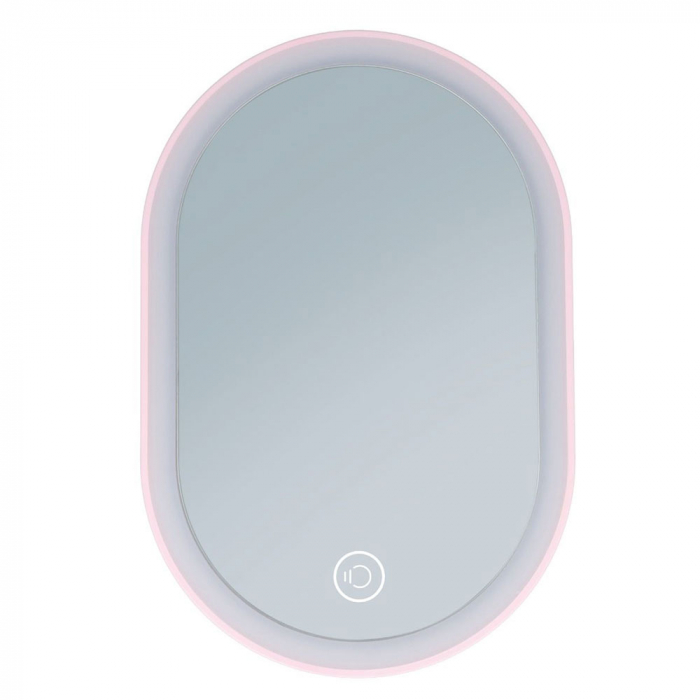 Oglinda cosmetica iluminata Vitammy Cindi, cu reglare in orice unghi, baza detasabila, cablu mini USB [6]