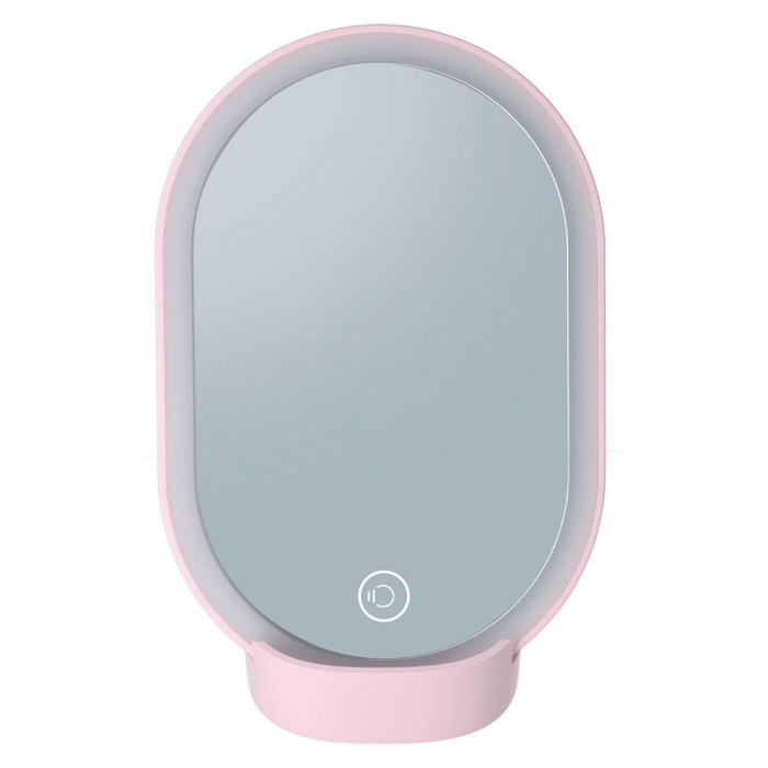 Oglinda cosmetica iluminata Vitammy Cindi, cu reglare in orice unghi, baza detasabila, cablu mini USB [2]