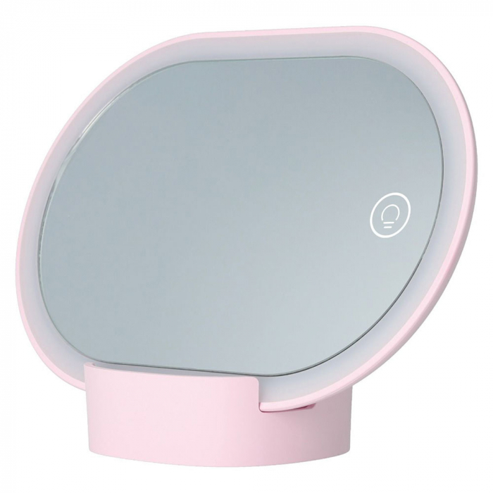 Oglinda cosmetica iluminata Vitammy Cindi, cu reglare in orice unghi, baza detasabila, cablu mini USB [3]