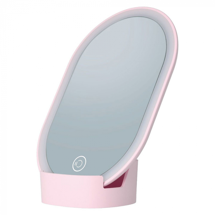 Oglinda cosmetica iluminata Vitammy Cindi, cu reglare in orice unghi, baza detasabila, cablu mini USB [5]
