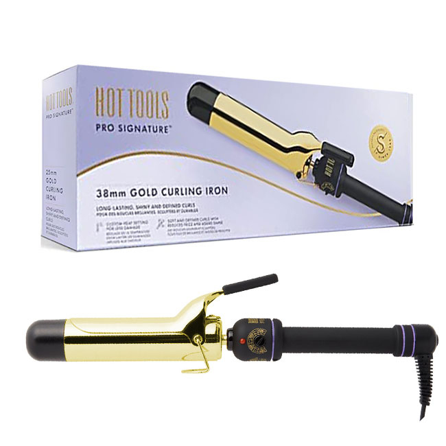 Ondulator Hot Tools Gold Curling, 38 mm, placat cu aur, Pro Signature, HTIR1577UKE, resigilat [7]