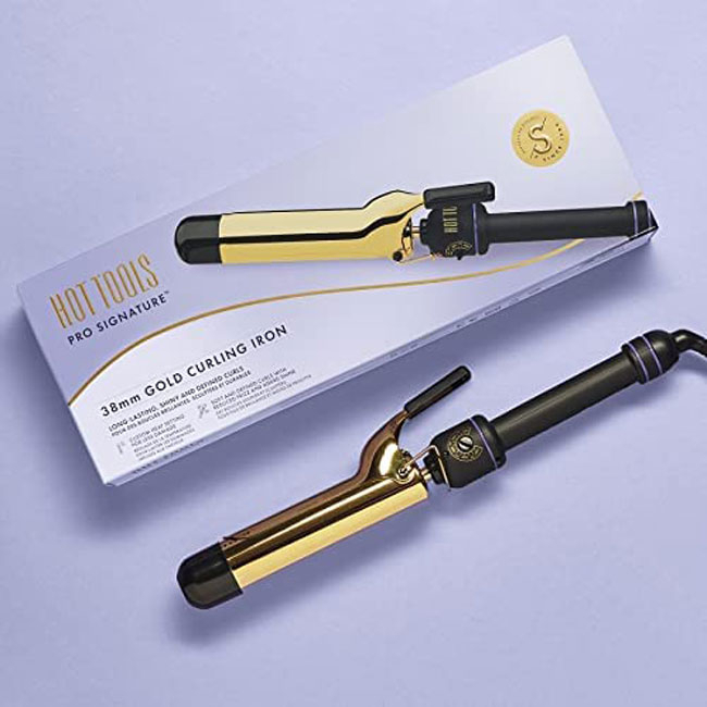 Ondulator Hot Tools Gold Curling, 38 mm, placat cu aur, Pro Signature, HTIR1577UKE, resigilat [6]