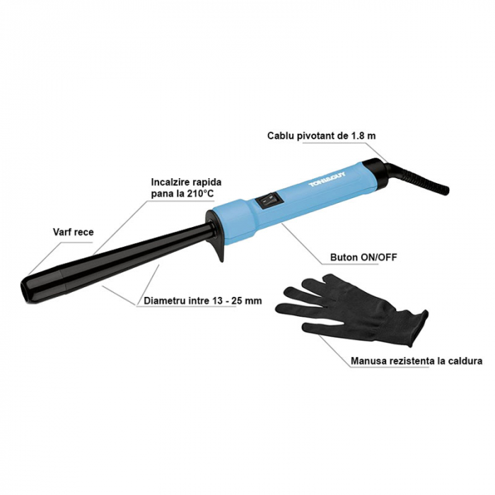 Ondulator TONI & GUY Curl Squad Reverse Wand TGIR1931E [4]