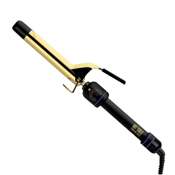 Ondulator Hot Tools Gold Curling, 25 mm, placat cu aur, Signature Series, HTIR1575E [2]