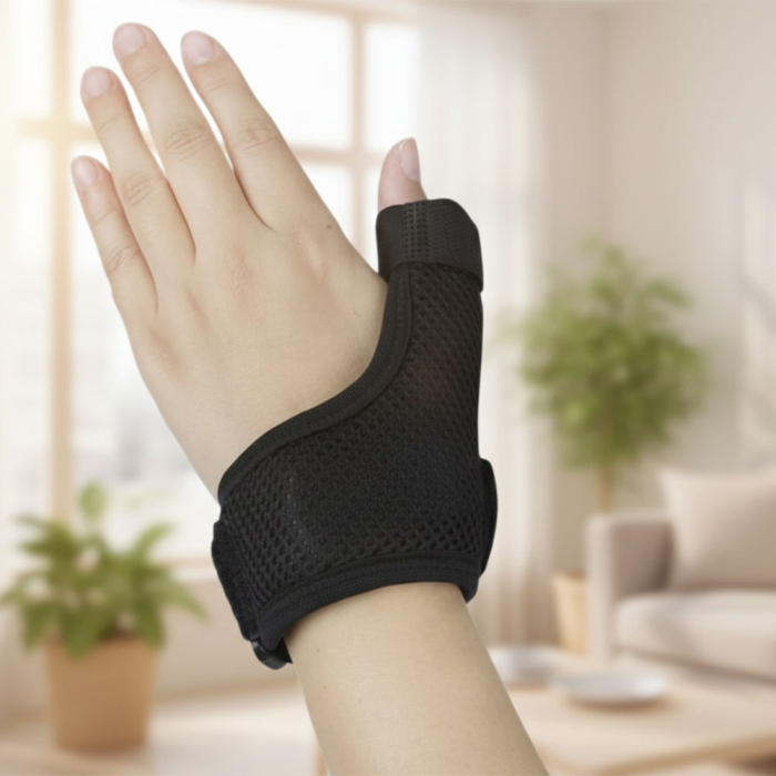 Orteza pentru police cu atela Vitalmed Premium, conceputa pentru stabilizarea si sustinerea articulatiei policelui, marime S/M, circumferinta 13 – 18 cm [3]