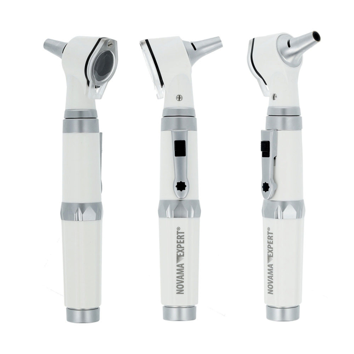 Otoscop portabil cu iluminare prin fibra optica Novama Expert Oto Fiber, bec interschimbabil, oprire automata in clips, 8 speculi auriculari [2]