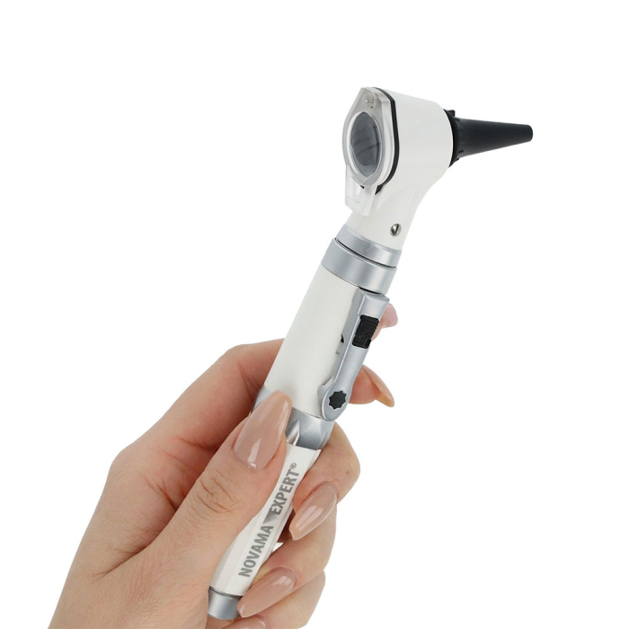 Otoscop portabil cu iluminare prin fibra optica Novama Expert Oto Fiber, bec interschimbabil, oprire automata in clips, 8 speculi auriculari [4]