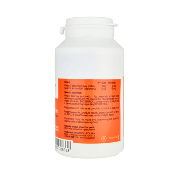 Pachet Megabol DAA-stin 90 g plus Biosterol 750 mg 30 cps [3]