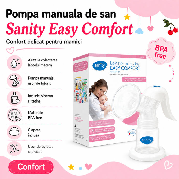 Pachet nou nascuti fetita, centura anticolici, seringi lavaj nazal, camera de inhalare, aparat de aerosoli, aspirator nazal, ser fiziologic izotonic, pompa manuala de san, termometru non-contact [14]