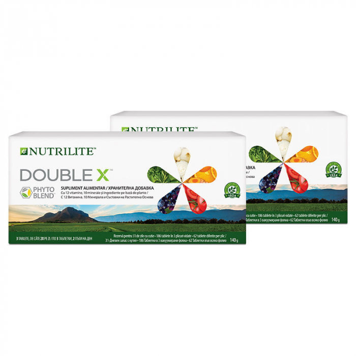 Pachet supliment alimentar Amway Nutrilite DOUBLE X, 2 x 186 cps [1]