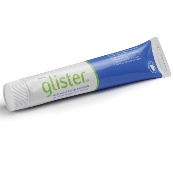 Pasta de dinti cu fluoruri GLISTER travel, 50 ml [3]