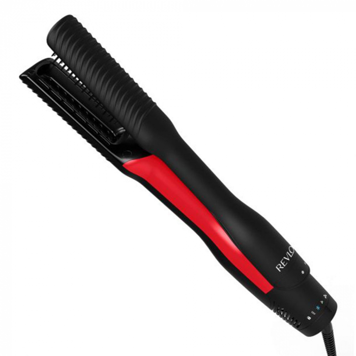 Aparat de coafat 2 in 1 Revlon One-Step Air Straight RVDR5330E, pentru uscare si indreptare, placi din Ceramica cu Turmalina infuzate cu ulei de argan, tehnologie AirPause, 6 setari [2]