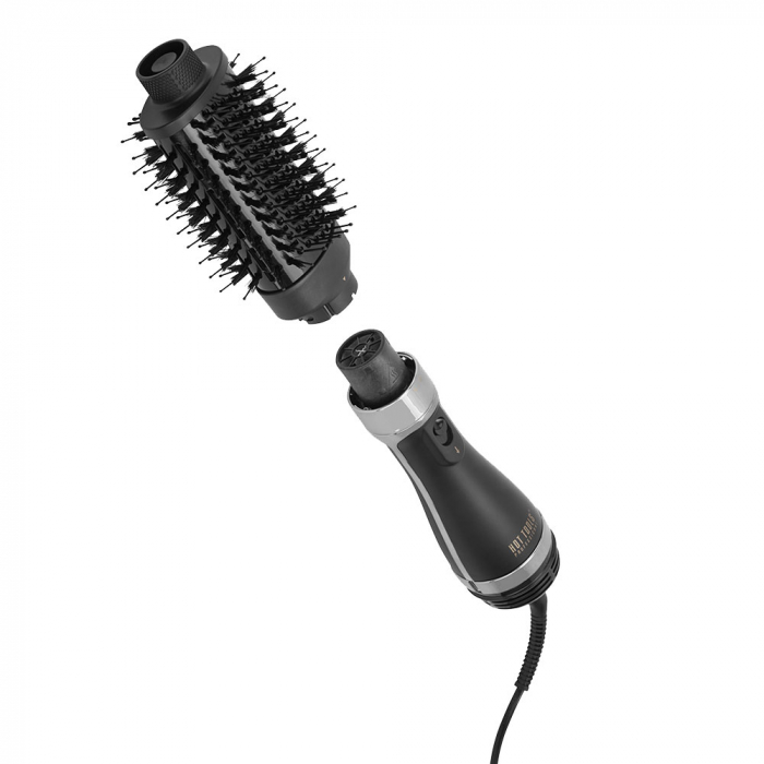 Perie electrica fixa multifunctionala Hot Tools One-Step Blow Dry Volumiser Set, Pro Artist Black Gold collection, 2 capete detasabile, 3 trepte de temperatura, HTDR1100BGUKE [4]