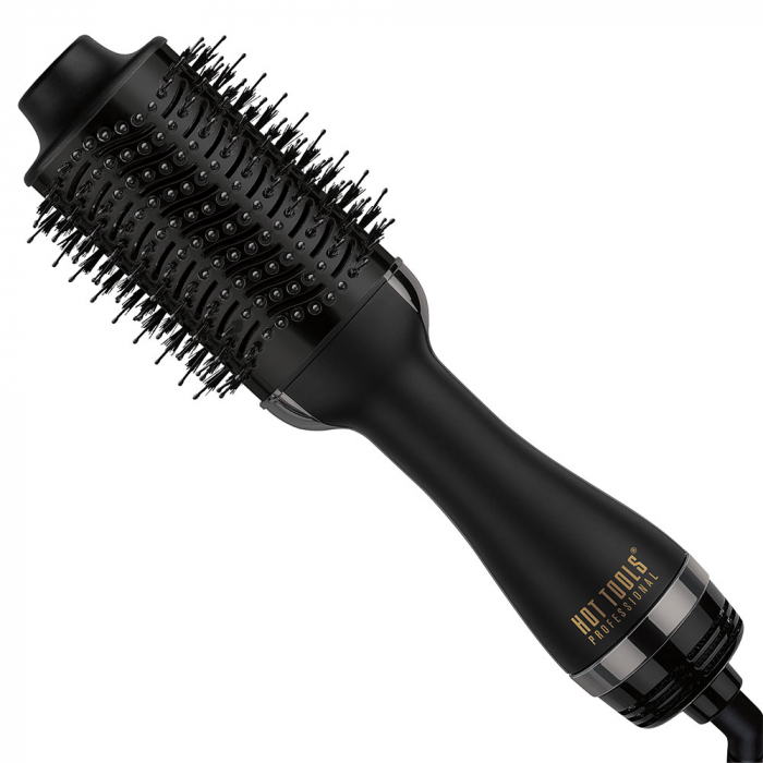 Perie electrica fixa Hot Tools One-Step Blow Dry Volumiser, Pro Artist Black Gold collection, 3 trepte de temperatura, HTDR1090BGUKE [2]