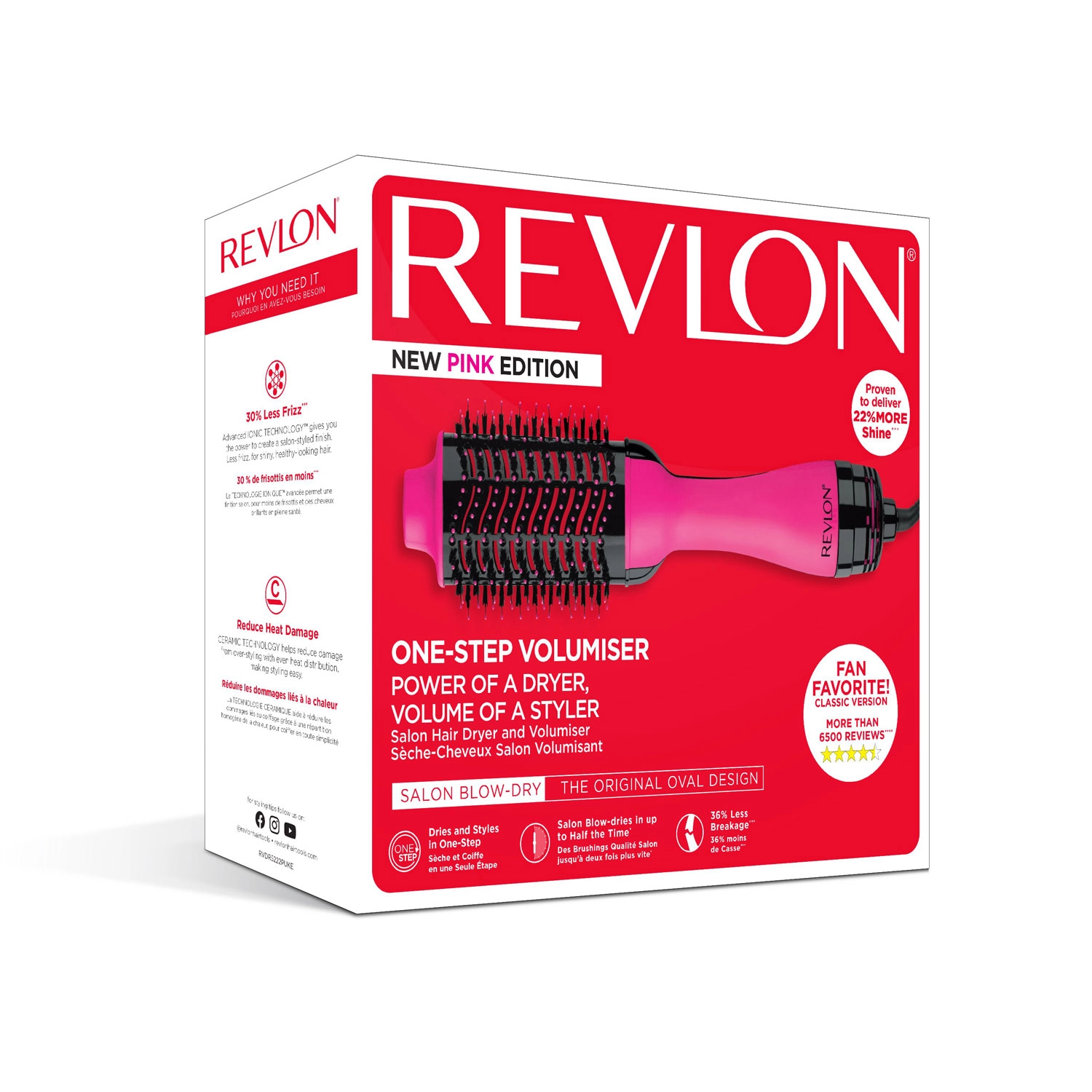 Perie electrica fixa REVLON One-Step Hair Dryer & Volumizer, RVDR5222PE, resigilat [7]