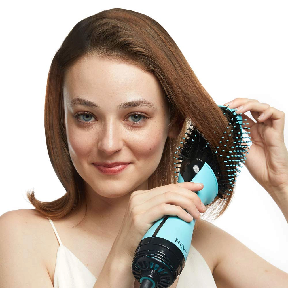 Perie electrica fixa REVLON One-Step Hair Dryer & Volumizer, RVDR5222MUKE MINT, pentru par mediu si lung, resigilata [7]