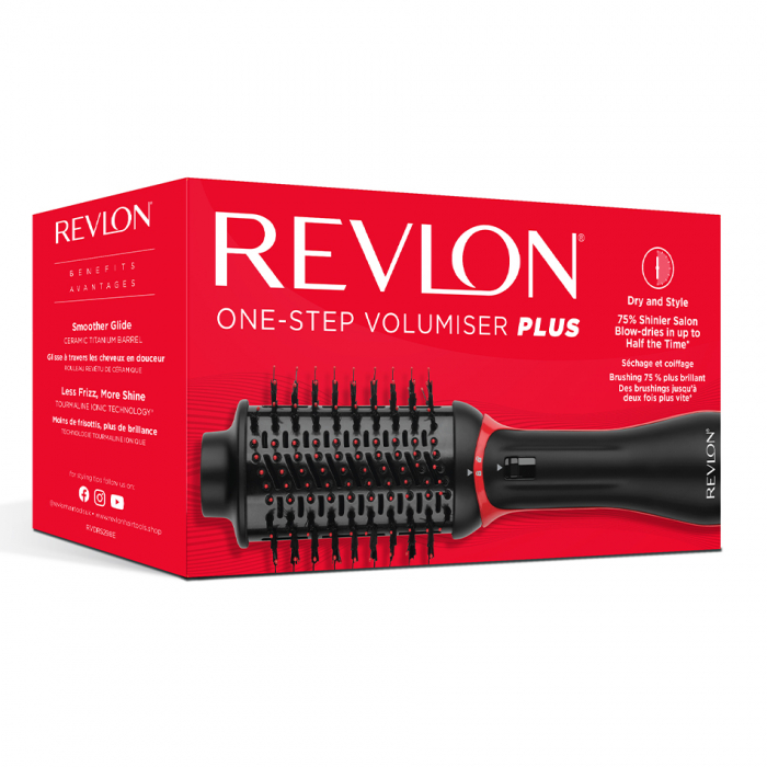 Perie electrica fixa REVLON One-Step Volumizer Plus, RVDR5298E, cu maner detasabil, 4 trepte de temperatura, uscator-ondulator [7]