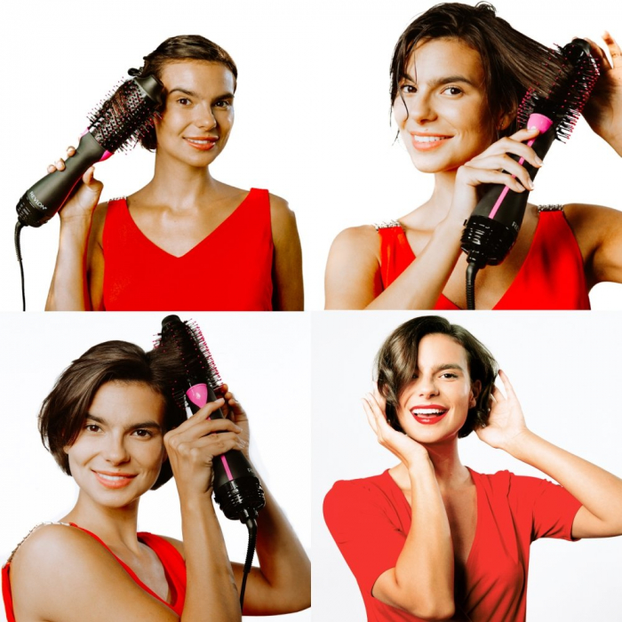 Perie electrica fixa REVLON pentru par mediu spre scurt One-Step Volumiser, RVDR5282UKE [8]