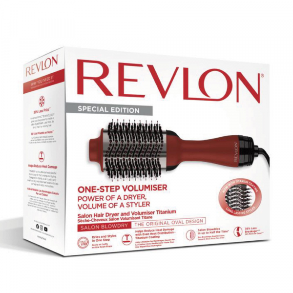 Perie electrica fixa REVLON Special Edition One-Step Volumiser Titanium, RVDR5279UKE, 3 trepte de temperatura [5]