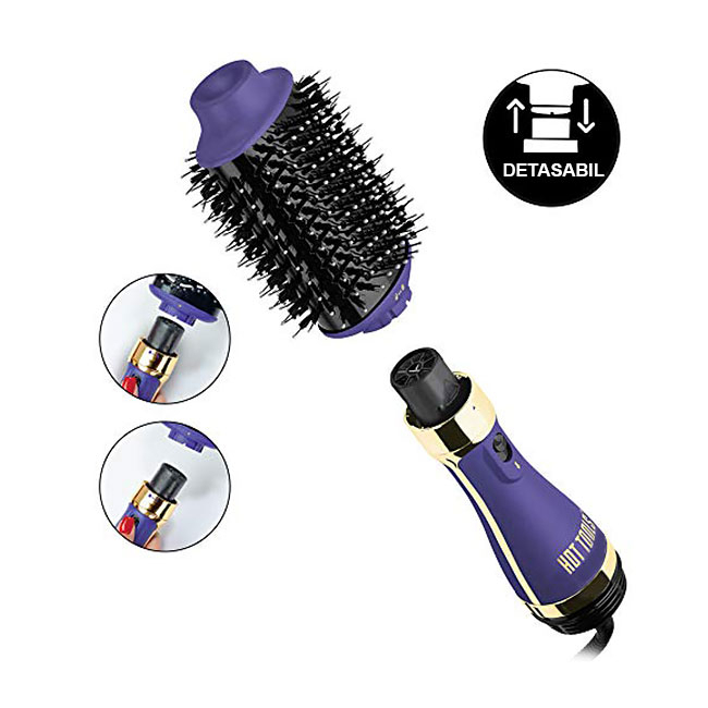 Perie electrica Hot Tools One-Step Blow Dry Volumizer, cap detasabil interschimbabil, Pro Signature, HTDR5586UKE, resigilata [3]