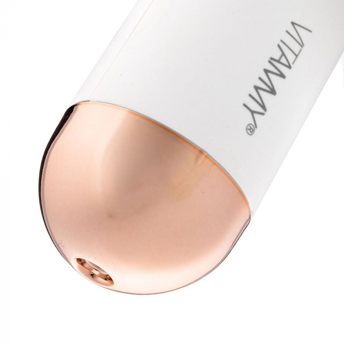 Perie rotativa de curatare a fetei Vitammy Softa, pentru fata, gat si decolteu, masaj, exfoliere, 400 rotatii/min., cap de perie din silicon interschimbabil [3]