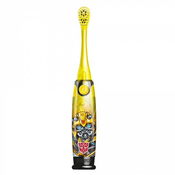 Periuta de dinti cu LED si efecte sonore FIREFLY, pentru copii 3+, Animatie Transformers Bumblebee, Galben [2]