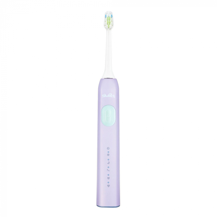 Periuta de dinti electrica Vitammy Smils Jelly, 82.000 de miscari/min, 5 programe de periaj, baza incarcare USB, 2 capete periuta, Violet [2]