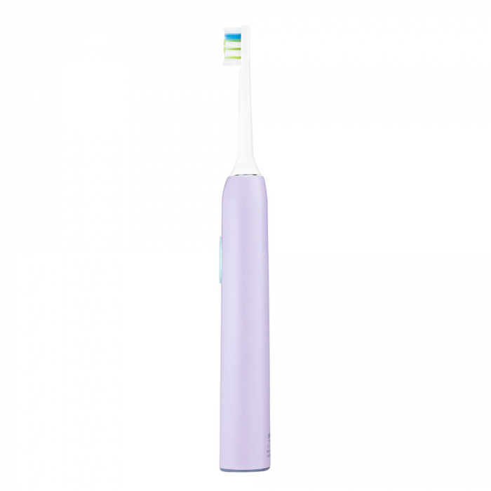 Periuta de dinti electrica Vitammy Smils Jelly, 82.000 de miscari/min, 5 programe de periaj, baza incarcare USB, 2 capete periuta, Violet [3]