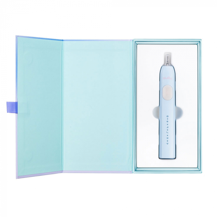 Periuta de dinti electrica Vitammy Smils Cloud, 82.000 de miscari/min, 5 programe de periaj, baza incarcare USB, 2 capete periuta, Bleu [6]