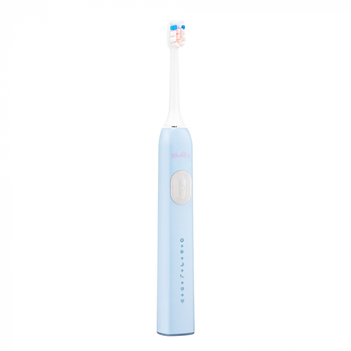 Periuta de dinti electrica Vitammy Smils Cloud, 82.000 de miscari/min, 5 programe de periaj, baza incarcare USB, 2 capete periuta, Bleu [4]