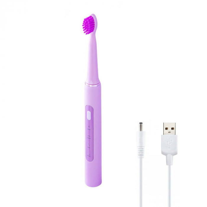 Periuta de dinti electrica VITAMMY Splash Purply, 60000 vibratii/min, 3 moduri de periaj, Violet [3]
