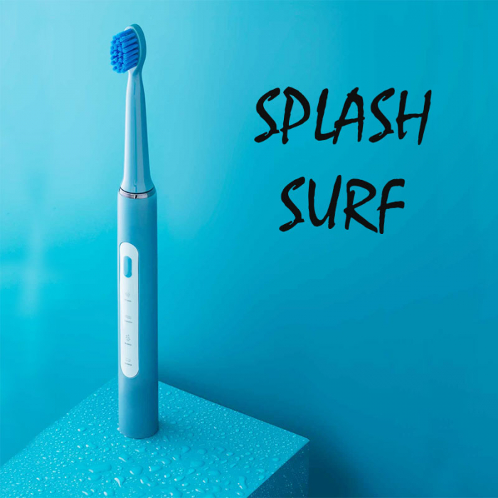 Periuta de dinti electrica VITAMMY Splash Surf, 60000 vibratii/min, 3 moduri de periaj, Albastru [6]