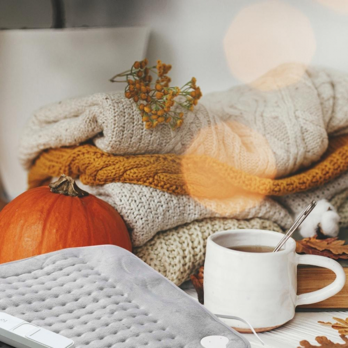 Perna cu incalzire electrica Vitammy Warm-up, cu guler, pentru gat si spate, 63 x 42 cm, 3 trepte de incalzire, termostat, material placut, lavabil [8]