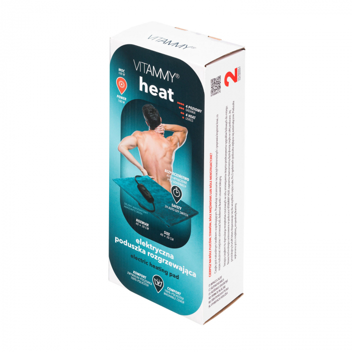 Perna cu incalzire electrica VITAMMY Heat JY6500 Amazonite, pentru spate si gat, Verde inchis [5]