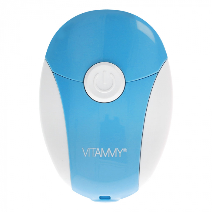 Pieptene electric cu LED Vitammy Ufo, exterminator de paduchi, Albastru [2]