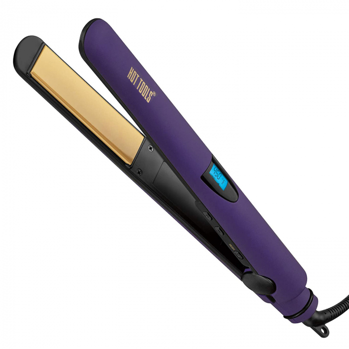 Placa de indreptat parul Hot Tools Gold Titanium, afisaj digital, 25 mm, Pro Signature, HTST2578UKE [3]
