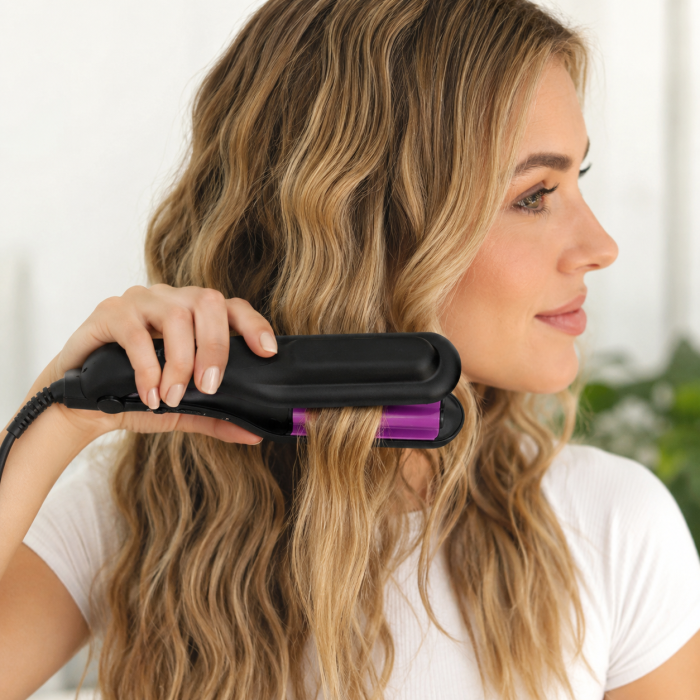 Placa profesionala de creponat parul TONI & GUY Style Fix Waver TGIR1930E [8]